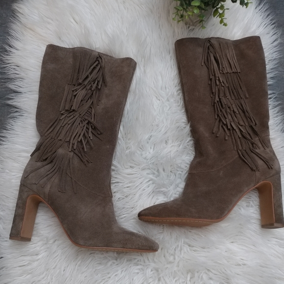 Vince Camuto Sterla Western Fringe Boot 